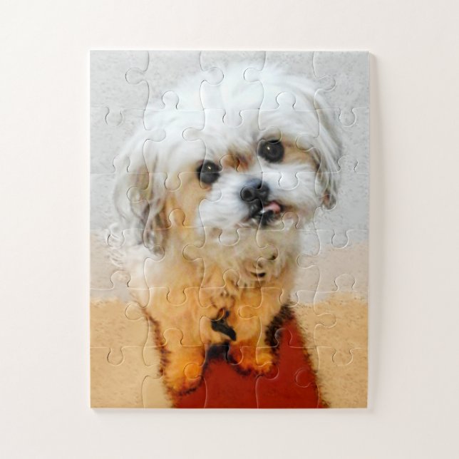 Malshi Dog Jigsaw Puzzle Oversized (Vertical)
