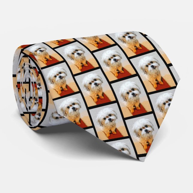 Malshi Dog Neck Tie (Rolled)