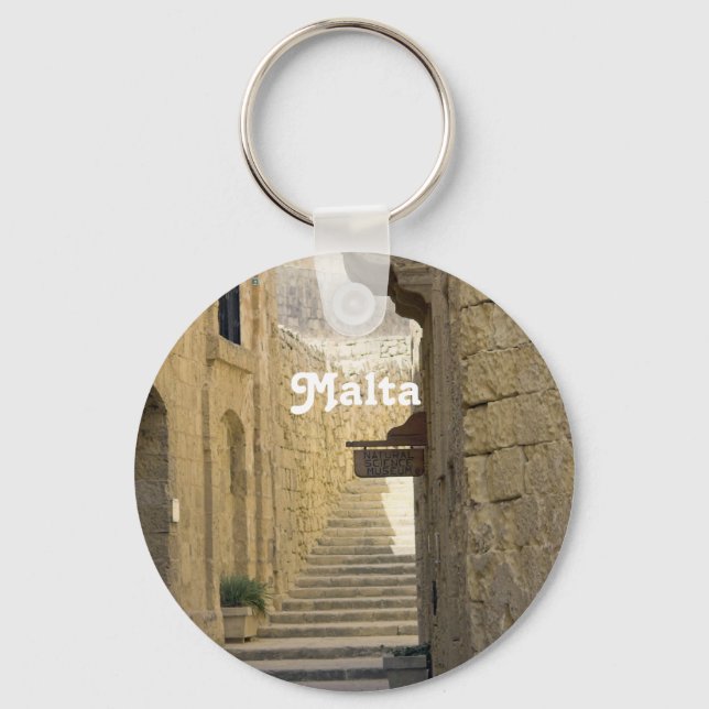 Malta Alleys Key Ring (Front)