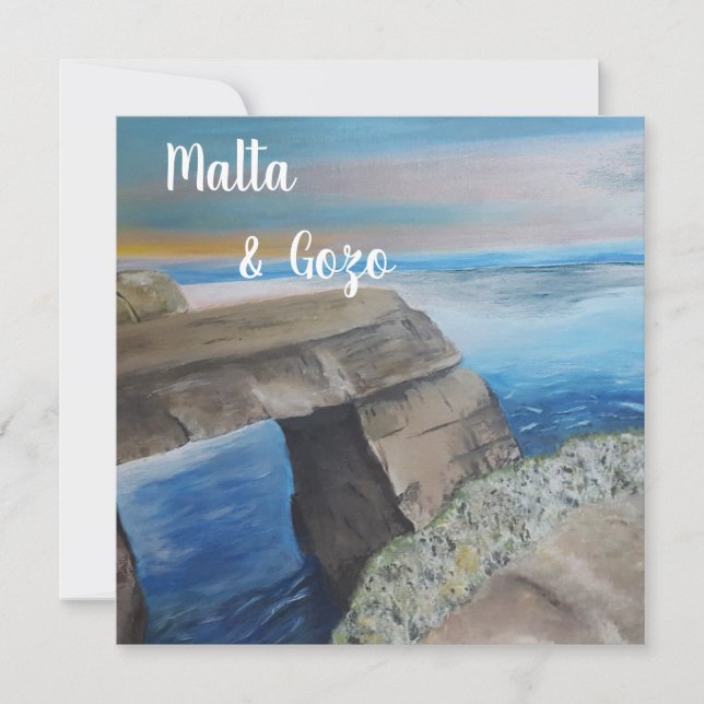 Malta and Gozo Postcard (Front)