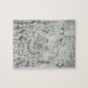Malta besieged by the Infidel, from 'Della Archite Jigsaw Puzzle
