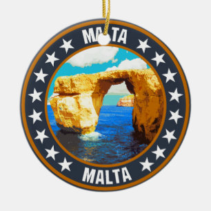 Malta                                              ceramic tree decoration