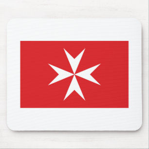 Malta civil ensign mouse mat