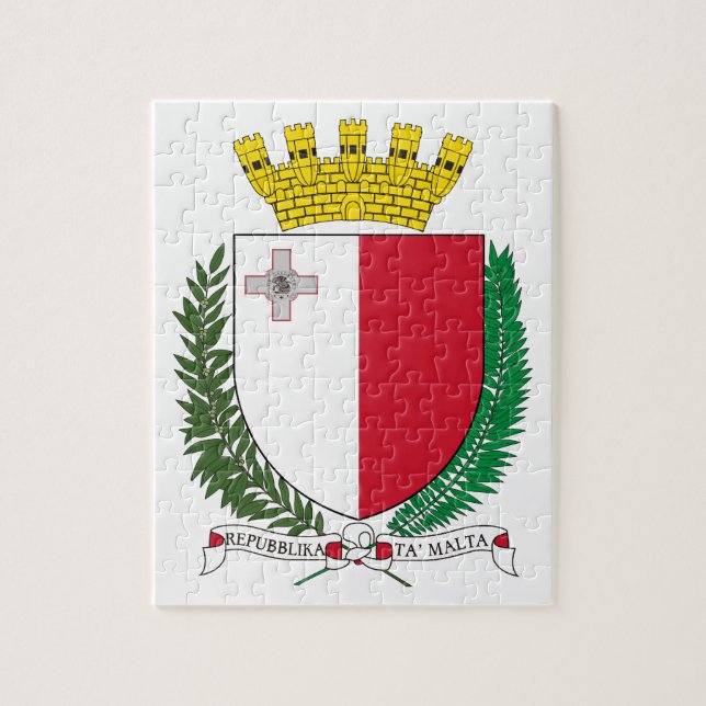 Malta Coat Of Arms Jigsaw Puzzle (Vertical)