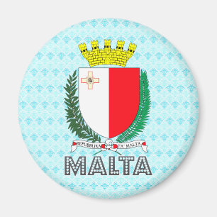 Malta Coat of Arms Magnet