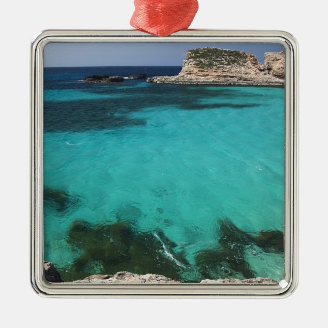 Malta, Comino Island, The Blue Lagoon Metal Tree Decoration (Front)