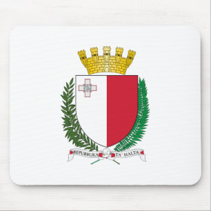 Malta country coat arms symbol emblem flag mouse mat
