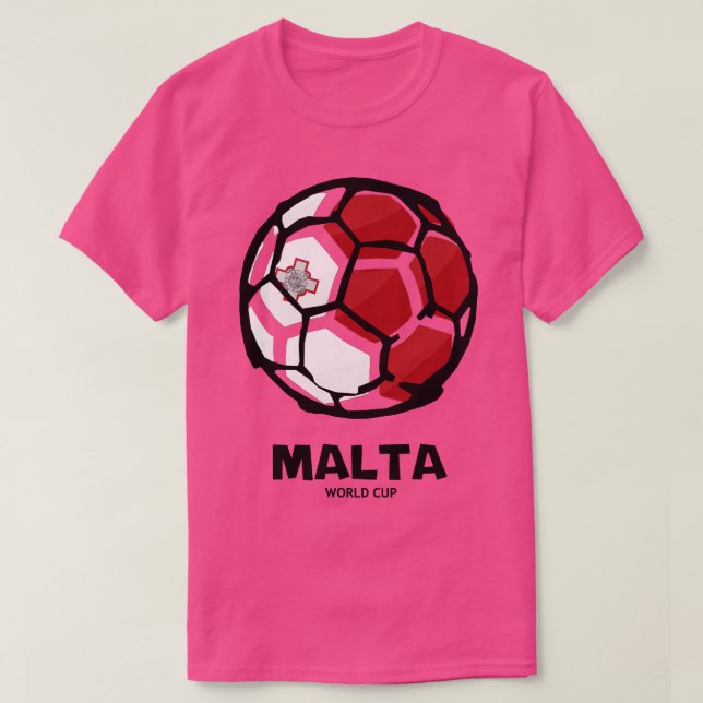 Malta  Country Flag T-Shirt (Design Front)