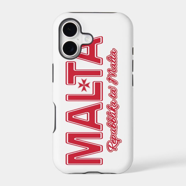 MALTA custom iPhone case (Back)