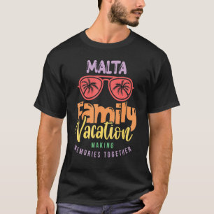 Malta Family Vacation Matching Outfit T-Shirt