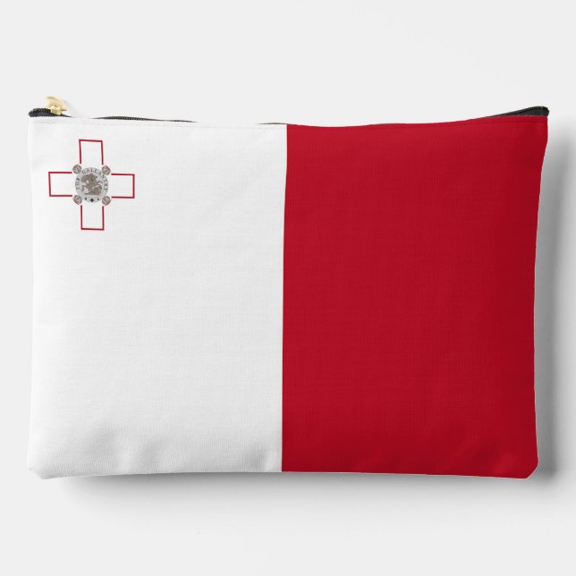 Malta flag accessory pouch (Front)