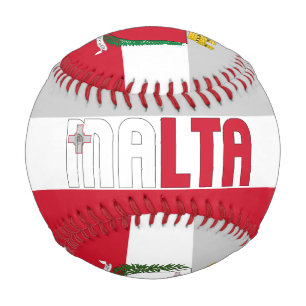 Malta Flag and Coat of Arms Patriotic Baseball