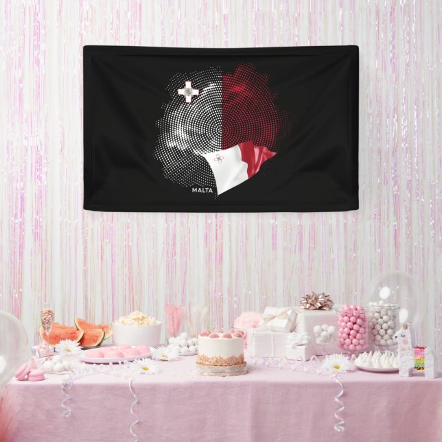 Malta flag banner (Party)