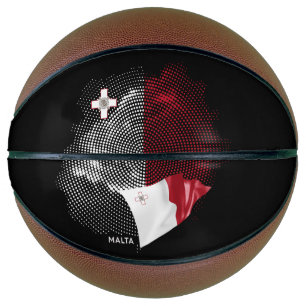 Malta flag basketball