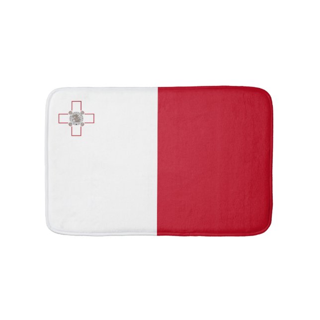 Malta flag bath mat (Front)