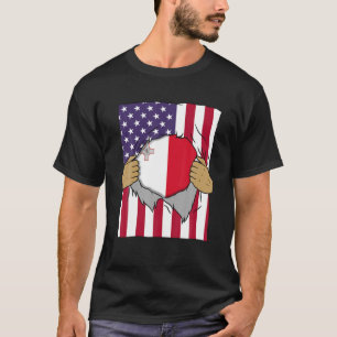 Malta Flag Blood Inside Me Home Pride Maltese Amer T-Shirt