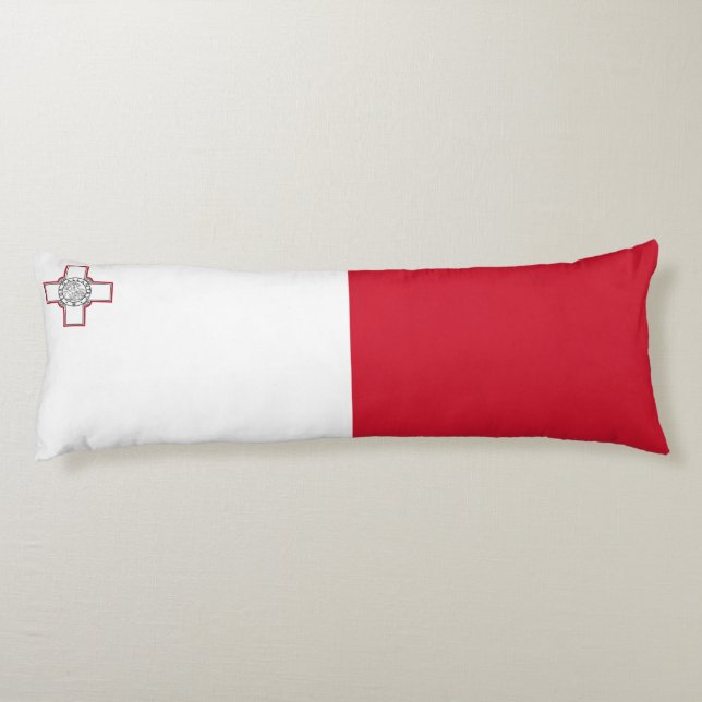 Malta Flag Body Cushion (Back)