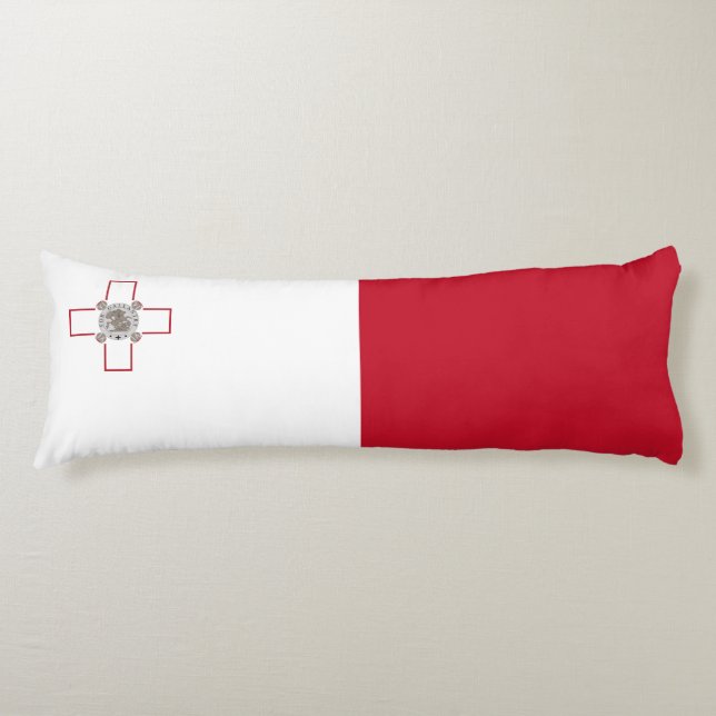 Malta flag body cushion (Front)