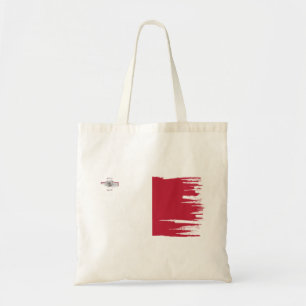 Malta Flag Brush Art Tote Bag