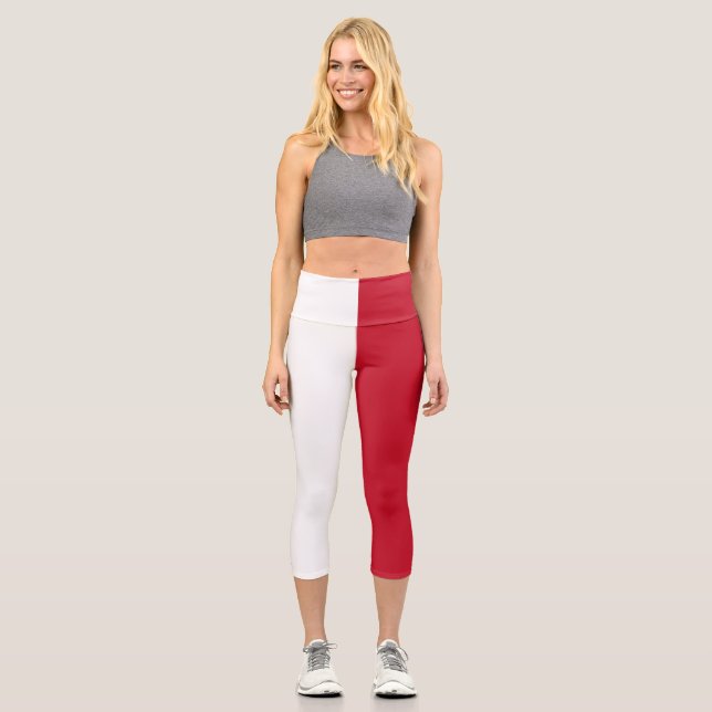 Malta flag capri leggings (Front)
