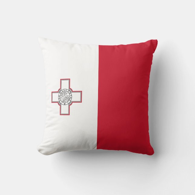 Malta Flag Cushion (Front)