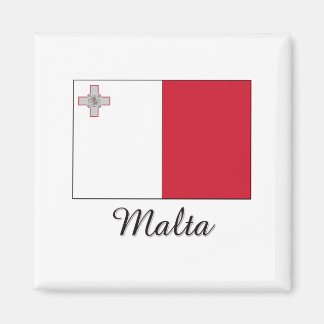 Malta Flag Design Magnet