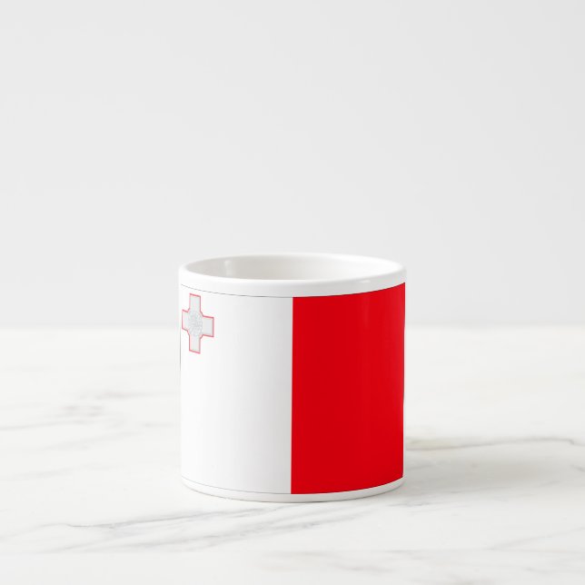 Malta Flag Espresso Cup (Front)