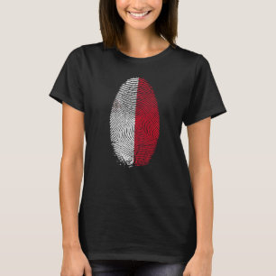 Malta Flag Fingerprint It is in my DNA for Maltes T-Shirt
