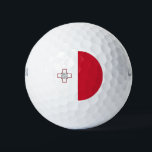 Malta Flag Golf Balls<br><div class="desc">Patriotic flag of Malta.</div>