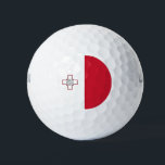 Malta Flag Golf Balls<br><div class="desc">Patriotic flag of Malta.</div>