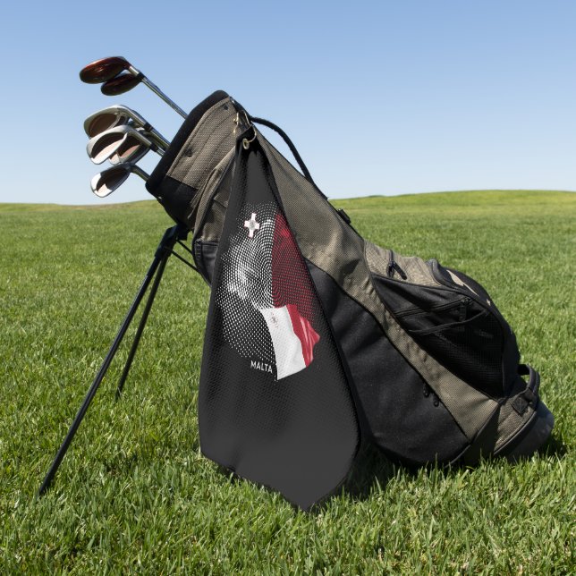 Malta flag golf towel (Green)