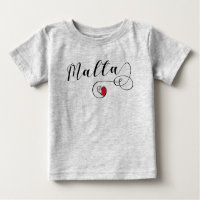 Malta Flag Heart