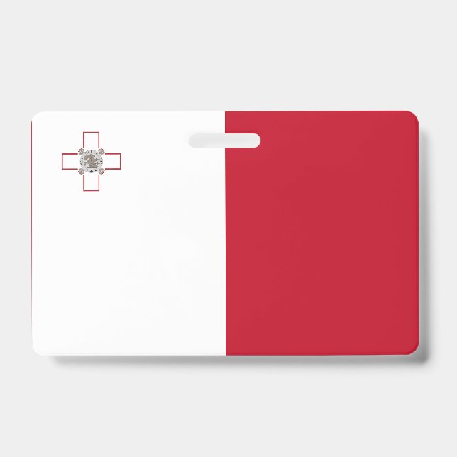 Malta flag ID badge (Front)