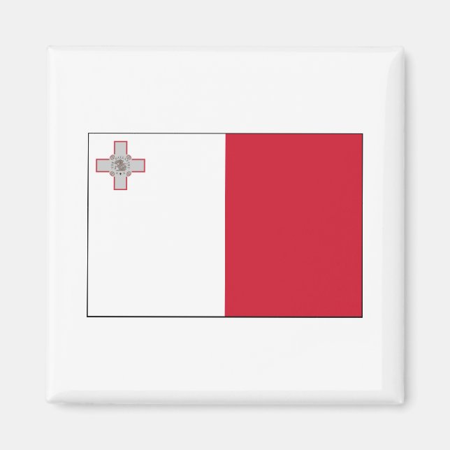 Malta FLAG International Magnet (Front)
