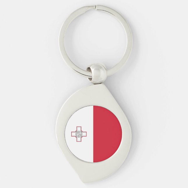 Malta Flag Key Ring (Front)