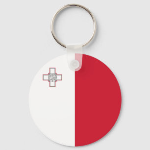 Malta Flag Key Ring