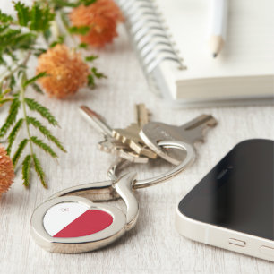 Malta flag key ring