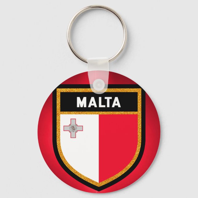 Malta Flag Key Ring (Front)