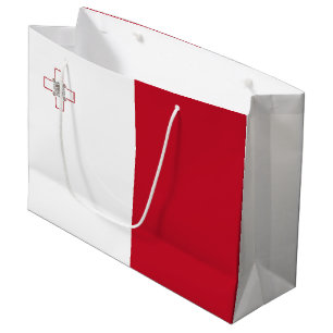 Malta flag large gift bag