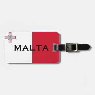 Malta Flag Luggage Tag
