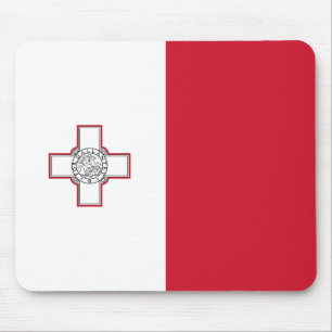 Malta Flag Mouse Mat