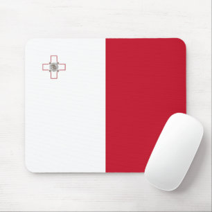 Malta flag mouse mat