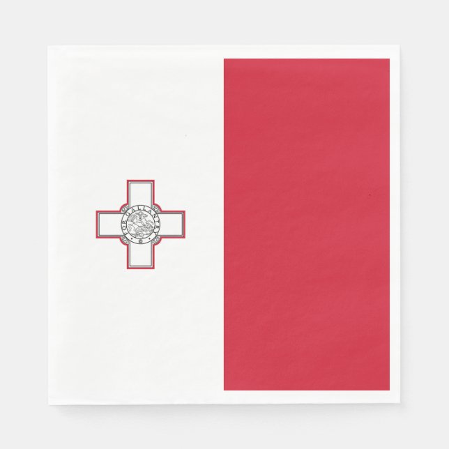 Malta Flag Napkin (Front)