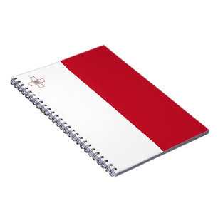 Malta flag notebook
