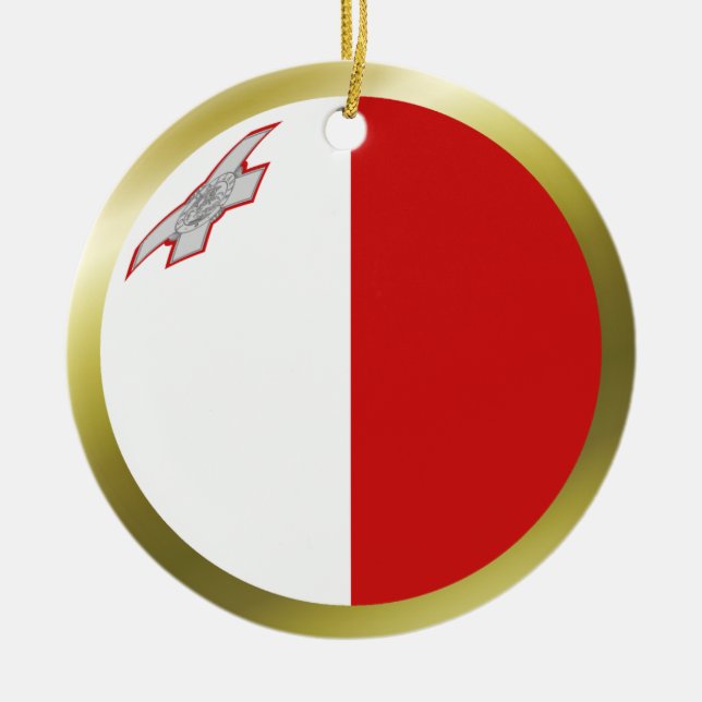 Malta Flag Ornament (Front)