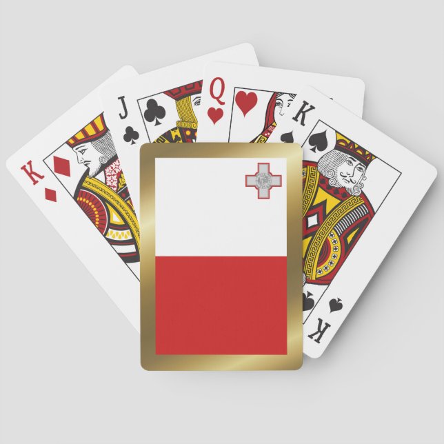Malta Flag Playing Cards (Back)