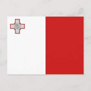 Malta Flag Postcard