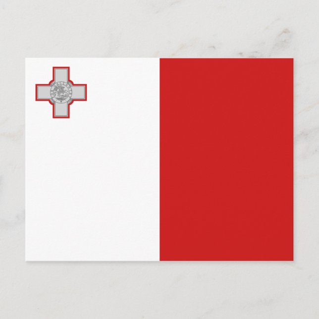 Malta Flag Postcard (Front)