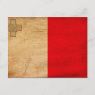 Malta Flag Postcard