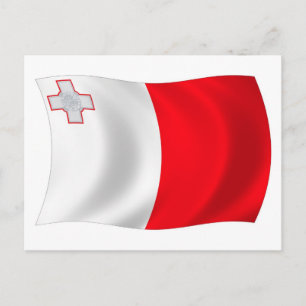 Malta Flag Postcard